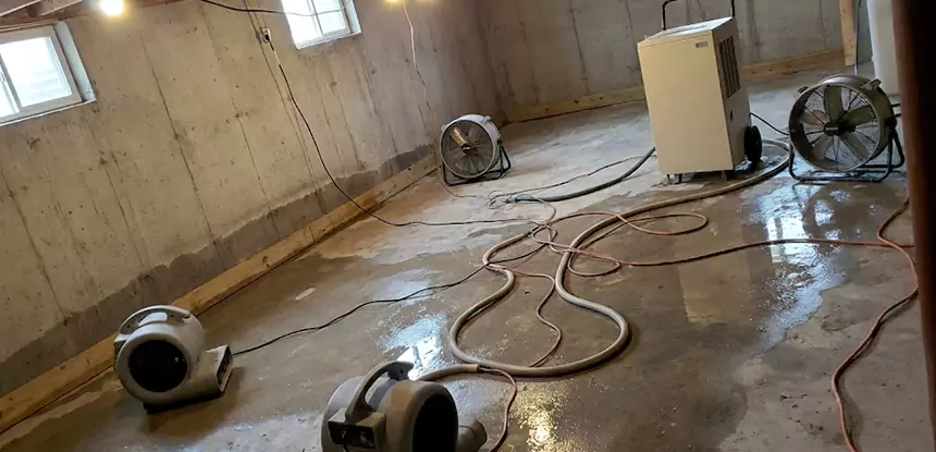 Large-Scale Water Damage Cleanup in Woodland Park