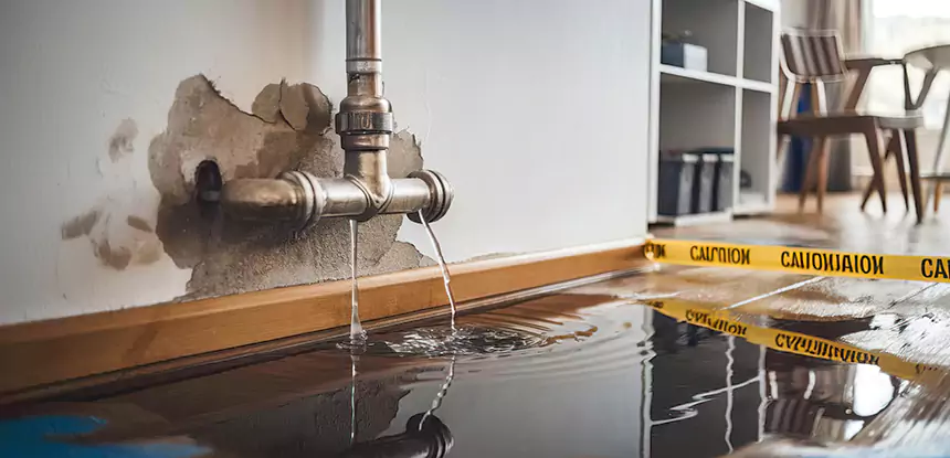 Burst Pipe Cleanup in Woodland Park