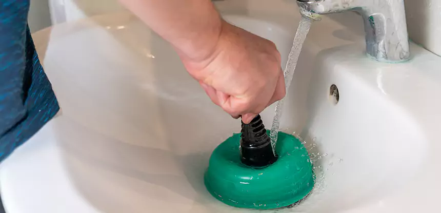 Sink Standing Water Blockage Removal in Woodland Park
