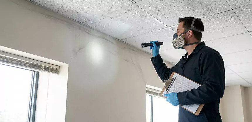 Ceiling Water Damage Inspection in Woodland Park